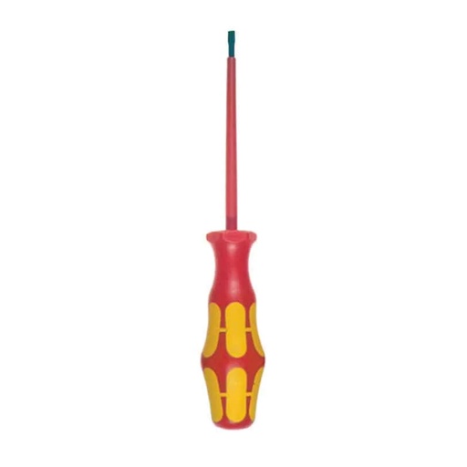[CCV04] Screwdriver with Red/Yellow Handle, Insulated shaft, 7.68 Long