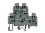 [DS115GR] Screw Clamp 2-Level Terminal Block with diode for 24V Lamp/LED test