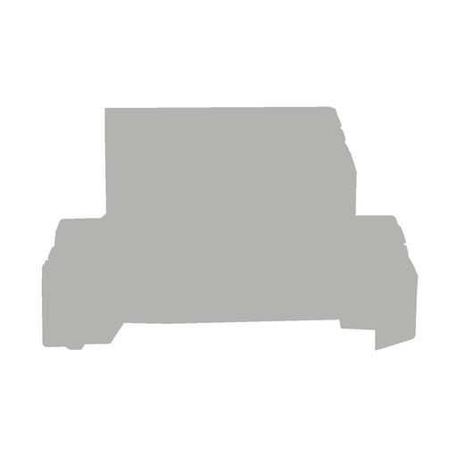 [DS401GR] End Cover for DA200GR Terminal Blocks, Gray