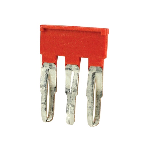 [EFB0203R] ASI  Push-In Jumper, Red, 3 Position, 5.2mm