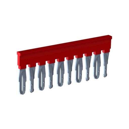 [EFB0410R] ASI  Push-In Jumper, Red, 10 Position, 6.2mm