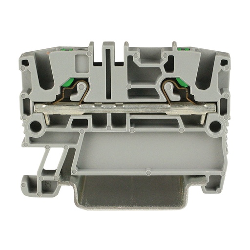 [EFC200GR] Terminal Block, Push-In Spring Clamp Termination, 2-Wire, 5.2mm Wide, 20A, 600V, 24-12AWG, Grey, UL, IEC/ATEX