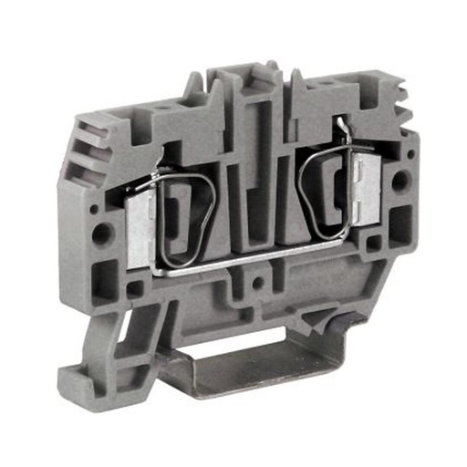 [HM250GR] 2 Wire Spring Terminal Block,  For 2 Wires, 28-10 AWG, 30 Amp, 600V, 6.2mm