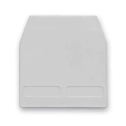 [HM511GR] DIN Rail Mounted HMM.2/1+2 Terminal Block End Cover, Gray