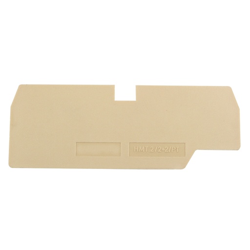[HM521] DIN Rail Mounted Terminal Block End Cover, HMM.2/2+2