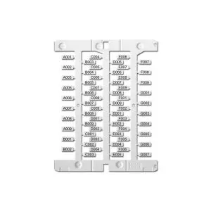 [NUT15YS] Rigid Wire Marker 12mm x 4mm, Yellow, NUT12YS