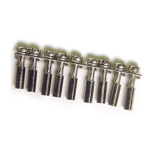 [PM610] DIN Rail Terminal Block Circuit Bridge, Screw Type, 10 Position
