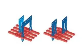 [PTC0402] Easy Bridge Push-In Uninsulated Jumper for 6mm pitch terminal blocks, 2 position