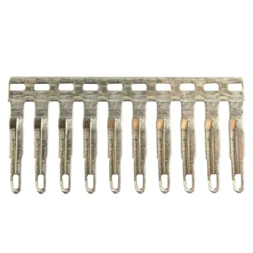 [PTC1610] Easy Bridge Push-In Uninsulated Jumper for 12mm pitch terminal blocks, 10 position