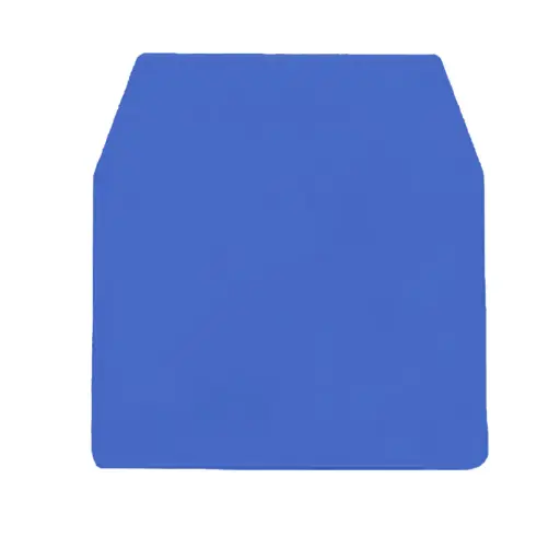 [RF201] DIN Rail Mounted Terminal Block End Cover, (Ex)i, RN.1-4, (Ex)i Blue
