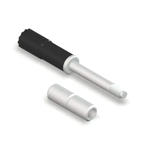 [SB205] Short Circuit Sleeve with test socket screw for SCB.6 terminal blocks, Black
