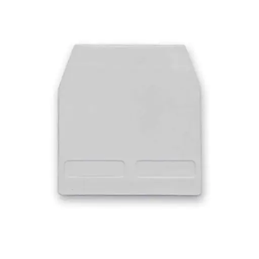 [SB401GR] DIN Rail Mounted Terminal Block End Cover, SCB.10, Gray