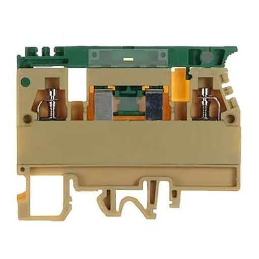 [SF823] Fuse Terminal Block, DIN Rail Fuse Terminal Block With 230 Volt Blown Fuse Indication