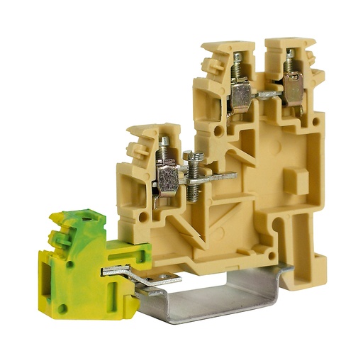 [TL400] 5x20mm Fuse DIN Rail Mounted Terminal Block, Spring Clamp Connection, 24-10 AWG, 250V indication