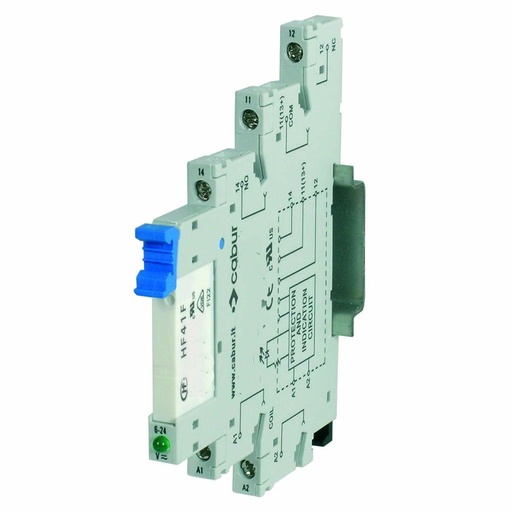 [X766842] Terminal Block Relay, 24V AC/DC Input, 250V AC Output, DIN Rail Mount, UL Listed, 