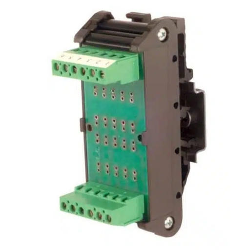 [XCCM16CV] DIN Rail Electronic Component Module For User Installation of Through Hole Components, 16 Circuits