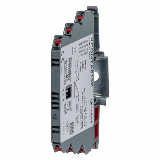 [XCONTA819P] RTD Signal Conditioner, PT100 2-3 Wire, Programmable, DIN Rail Mounted
