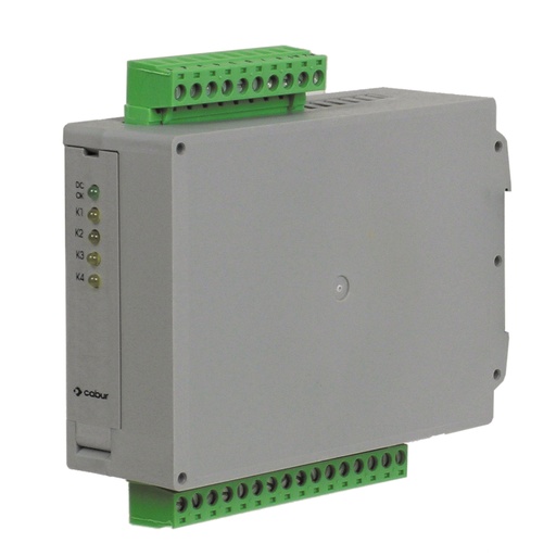 [XCRE42SC] Compact Relay Module, Pluggable terminal blocks, 4-channel, 24 Vac/dc, Pluggable relays