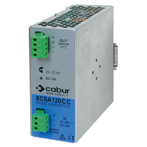 [XCSA120CC] DC to DC Converter, 24V DC To 24V DC Converter, 5 Amp, 24V DC Isolation Module