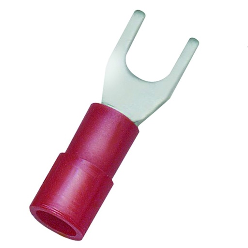 [2050630] Spade Terminals Insulated 22 to 16 AWG  3 mm Stud M3 UL Red