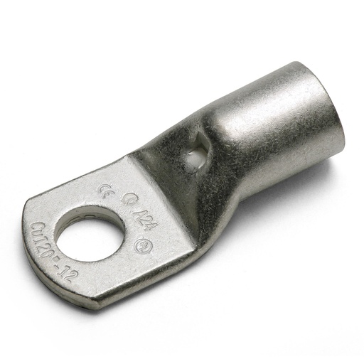 [2103230] ASI 2103230 Compression Lug | 12-10 AWG Wire | 5/16" Stud Size | Non-Insulated | UL Listed | Electrolytic Copper | Tin-Plated Crimp Lug