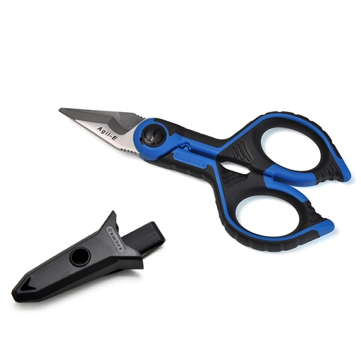 [2591239-SC6X] SC6X PROFESSIONAL SCISSORS | Electrician Wire Cutter, Stripper and Crimper | Strips and Cuts up to 1/0 AWG
