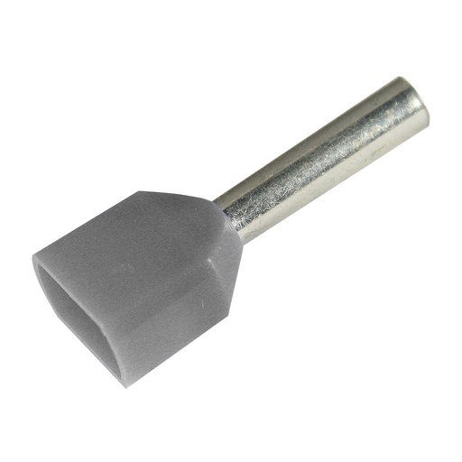 [2809770] 18 AWG Two Wire Ferrule, Insulated, Gray