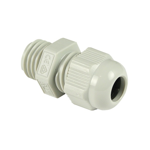 [3001010] PG7 Light Gray Waterproof Cable Gland, 3.5-7 mm Clamping Range, Plastic