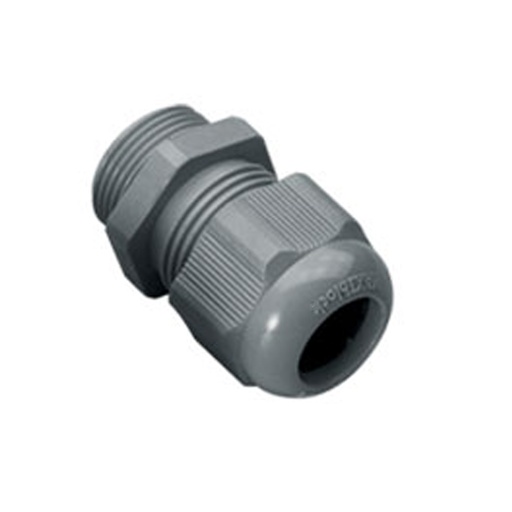 [3001672] Extended Thread Nylon Cable Glands, Dark Gray, M32x1.5 Threads, Tightening nut: 36mm, 13-21mm Clamping Range