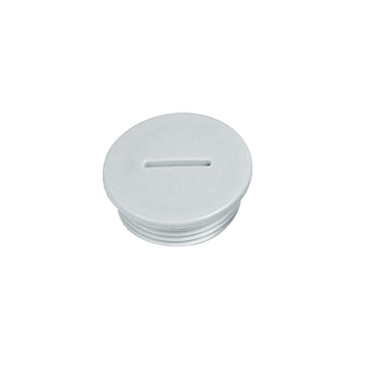 [3006765] Polystyrene PS Entry Plugs, Light Gray, M25x1.5 Thread, Mounting hole: 30mm