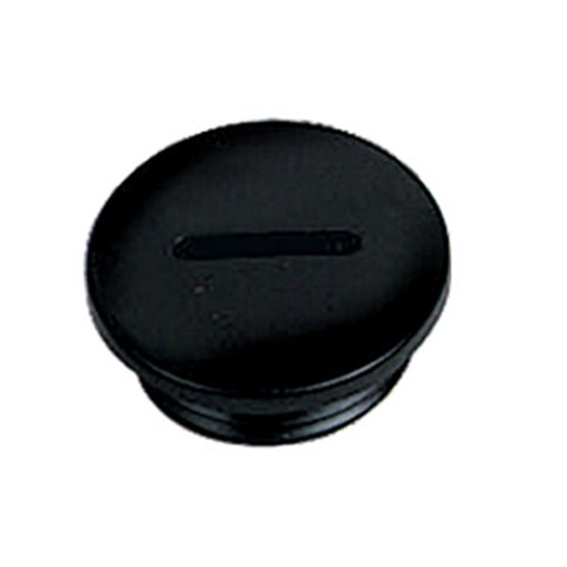 [3006771] Polystyrene PS Entry Plugs, Black, M32x1.5 Thread, Mounting hole: 37mm