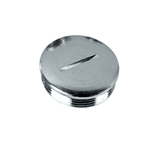 [3011915] M16 Threaded Entry Plug, Nickel-Plated Brass, M16 x 1.5 Threads