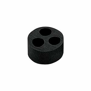[3016922] 3 Hole Entry Seal For  M20, PG13.5, PG16 Cable Glands, Black