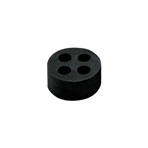 [3016936] 4 Hole Entry Seal For M25, PG21 Cable Glands, Black