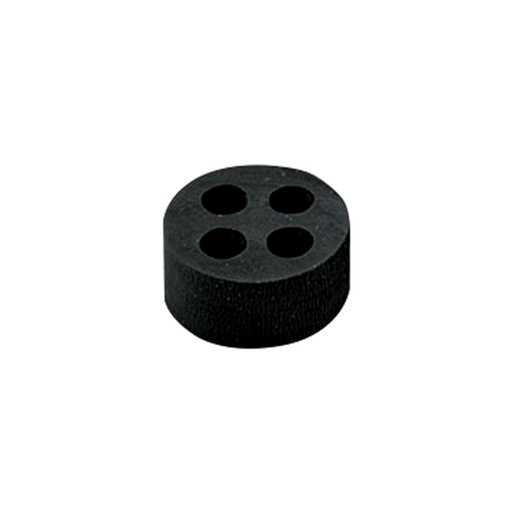 [3016937] ASI 3016937 | Type 36A3M2546 | Multi-Hole Cable Gland Insert | 4 Wire Holes | 6mm Entry | Compatible with M25 & PG21 Cable Glands | Nylon & Nickel-Plated Brass