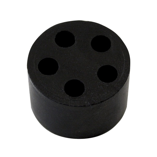 [3016938] 5 Hole Entry Seal For M25 and PG21 Cable Glands,  Black