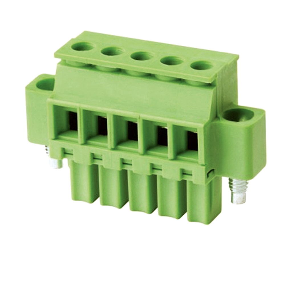 3.5 mm Pitch Printed Circuit Board (PCB) Terminal Block Plug, With ...