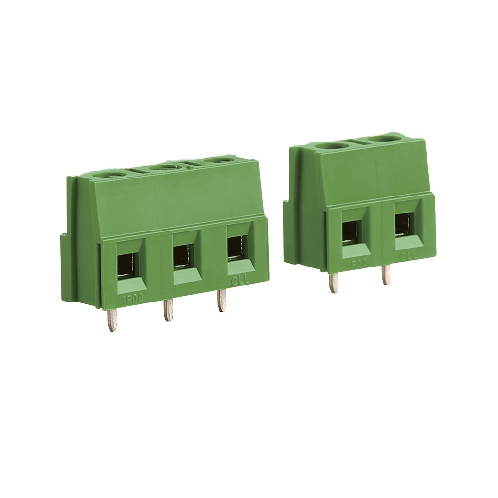 2 Position, 7.62mm Pitch fixed Printed Circuit Board (PCB) terminal ...