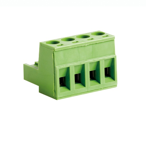 [CPF7.5-10VE] 10 Position Pluggable Terminal Block, Screw Connector Terminal Wiring, 7.5mm Spacing, 24-12 AWG