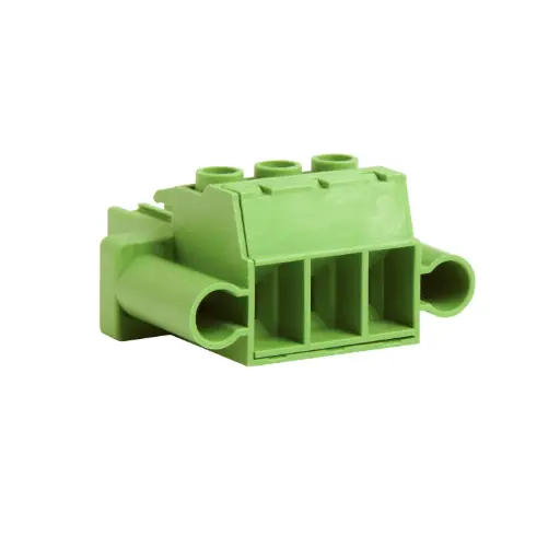 [PWF1P7.62-2FV] 2 Position 41 Amp Pluggable Terminal Block Connector With Screw Locks, PWF1P7.62-2FV
