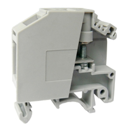 [ASI271061] Bolt Connection Terminal Block with Hinged Cap, DIN Rail Mount, 9mm Wide, 26-10AWG, 25A, 600V, ASI271061