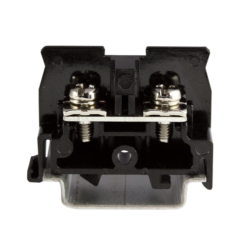 [ASI391004] Ring Terminal, NEMA Style DIN Rail Terminal Block For Ring Lugs, M4 Screw, Black, 40A, 600V, ASI391004