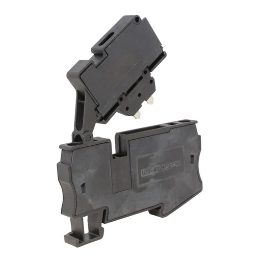 [ASI421044] Fuse Terminal Block, DIN Rail Mount, Spring Terminal Connections, 1/4 X 1 1/4 Glass Fuse,With 24Vdc LED Indication, ASI421044