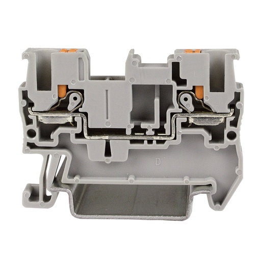 [ASI421456] Push-In Terminal Block, DIN Rail Mount, 2 Wire, 5.2mm WIde, UL , 26-12 AWG, 20A, 600V, ASI421456