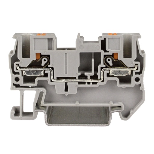 [ASI421457] Push-In Terminal Block, DIN Rail Mount, 2 Wire, 6.2mm Wide, UL , 24-10 AWG, 30A, 600V, ASI421457