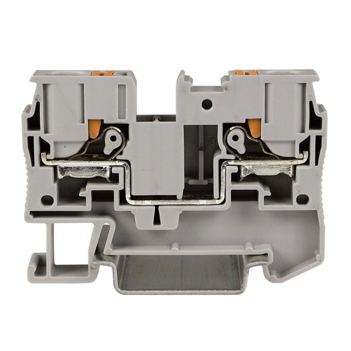 [ASI421458] Push-In Terminal Block, DIN Rail Mount, 2 Wire, 8.2mm Wide, UL , 20-8 AWG, 40A, 600V, ASI421458