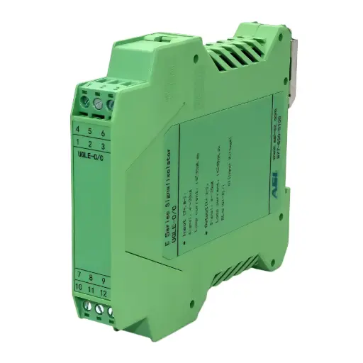 [ASI451129] 4-20mA Signal Isolator | 1-Channel, 2-Way Isolation | High Accuracy & Fast Response | DIN Rail Mount | ASI451129