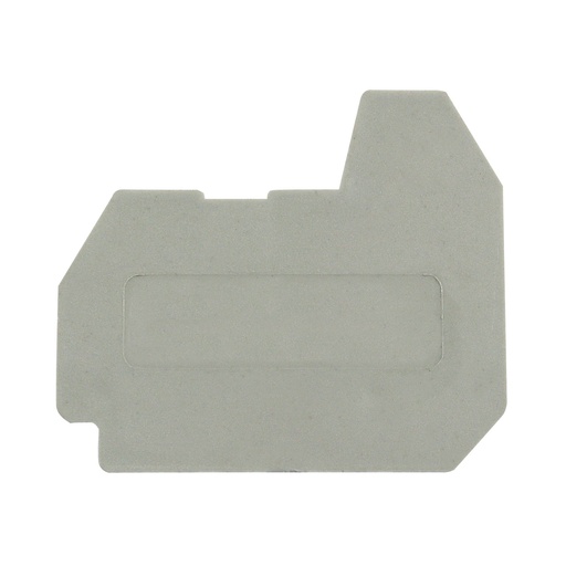 [ASIDMT1.5TWIN] DIN Rail Mounted Terminal Block End Cover, used with micro miniature 3-wire terminal block, ASIMT1.5TWIN
