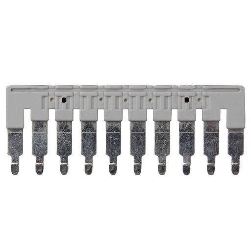 [ASIEB106] 10 Position | Internal Bridge Jumper | Push-In Fully Insulated | 6mm Spacing | UEB 10-6 External Jumper for UKJ-4