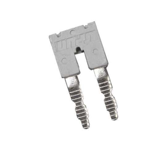 [ASIUEB210] 2 Position | Internal Bridge Jumper | Push-In Fully Insulated | 10mm Spacing | UEB 2-10 External Jumper for UKJ-10
